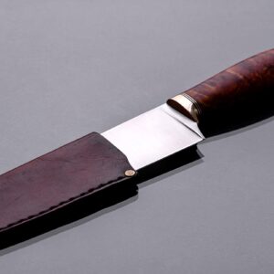 Meteoric Leather Knife